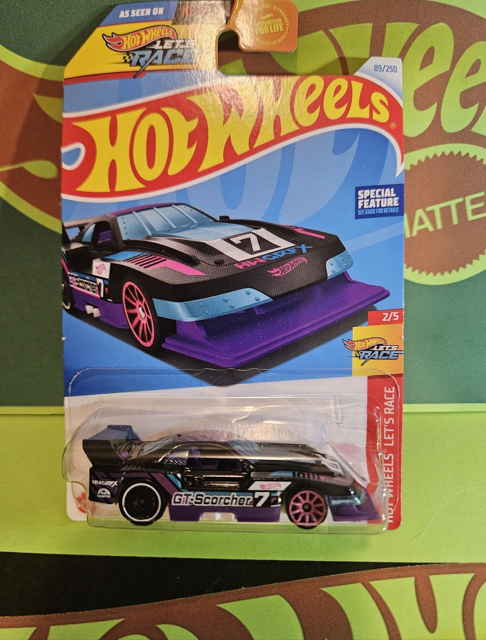 HotWheels GT-Scorcher 7 Die-Cast Car - Purple